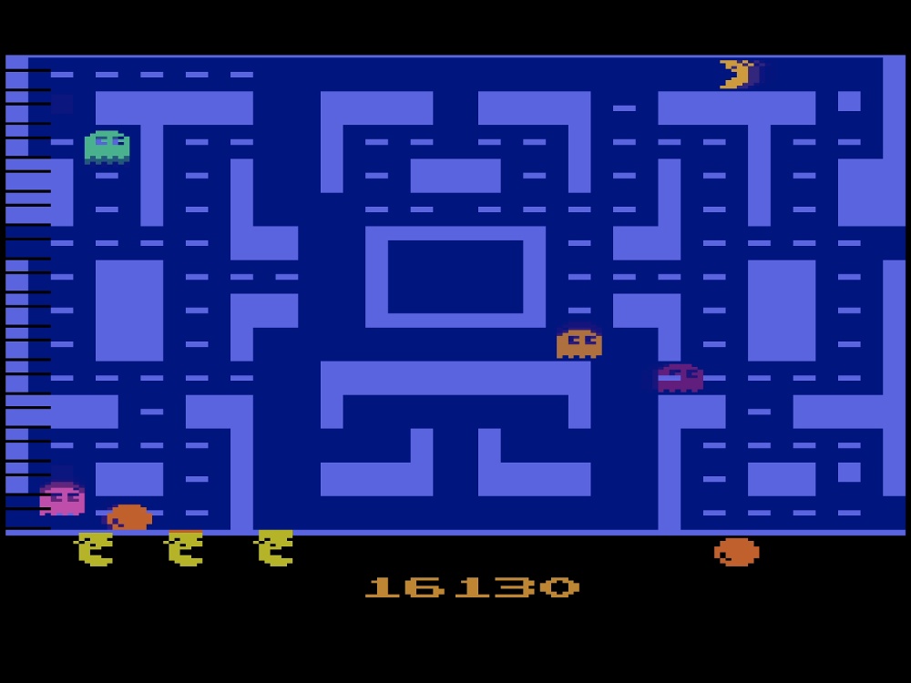 Gameplay of Ms Pac Man for Atari 2600